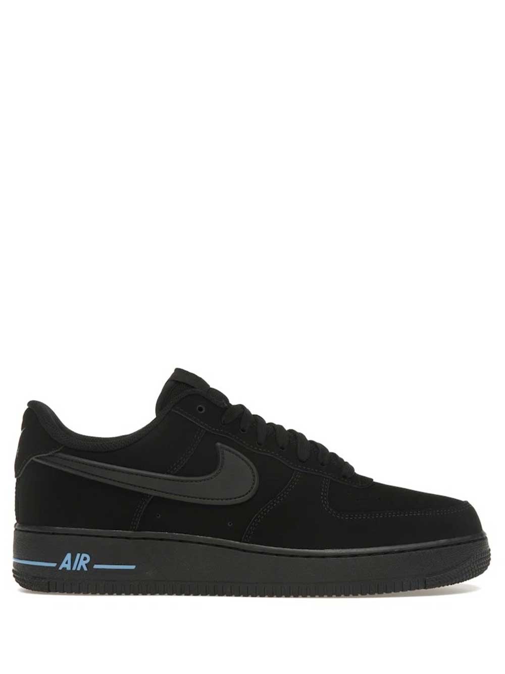NIKE AIR FORCE 1 BLACK UNIVERSITY BLUE